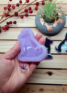2.75 inch HOLO Dog Cat Silicone Mold for Resin