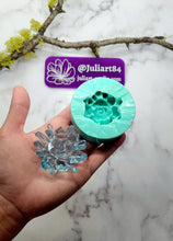 Load image into Gallery viewer, 2.25 inch Large Crystal Rose Silicone Mold for Resin
