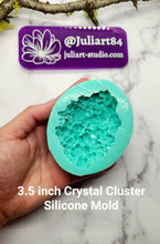 Load image into Gallery viewer, 3.5 inch Crystal Cluster (#CC2) Silicone Mold for Resin
