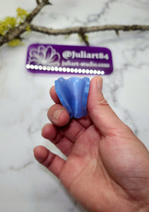 3 inch Long Agate HOLO Insert Silicone Mold for Resin