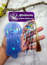 Load image into Gallery viewer, 5 inch HOLO Jellyfish Bookmark Silicone Mold for Resin
