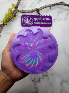 4.5 inch HOLO Sun Silicone Mold for Resin