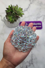 Load image into Gallery viewer, MADE BY ORDER: 4 inch Resin Dahlia Crystal Cluster in Icy Blue
