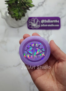 2 inch HOLO Evil Eye Phone Grip Silicone Mold for Resin