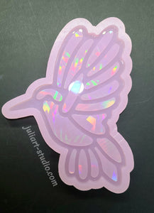 6.5 inch HOLO Humming Bird Silicone Mold for Resin