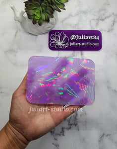 3.5x5 inch HOLO RECTANGULAR Insert Silicone Mold for Resin