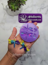 Load image into Gallery viewer, 2 inch HOLO Dragonfly EARRINGS Silicone Mold for Resin
