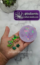 Load image into Gallery viewer, 1.25 inch HOLO 420 Leaf EARRINGS Silicone Mold for Resin
