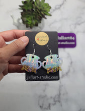 Load image into Gallery viewer, 1.5 inch HOLO Cauldron Earrings Silicone Mold for Resin
