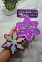 Load image into Gallery viewer, 5 inch HOLO Snowflake Silicone Mold for Resin
