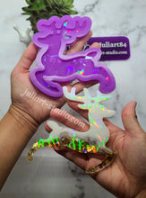 Load image into Gallery viewer, 4.5 inch HOLO Reindeer Silicone Mold for Resin
