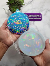 Load image into Gallery viewer, 4.5 inch HOLO Ornament (ROUND Bauble) Silicone Mold for Resin
