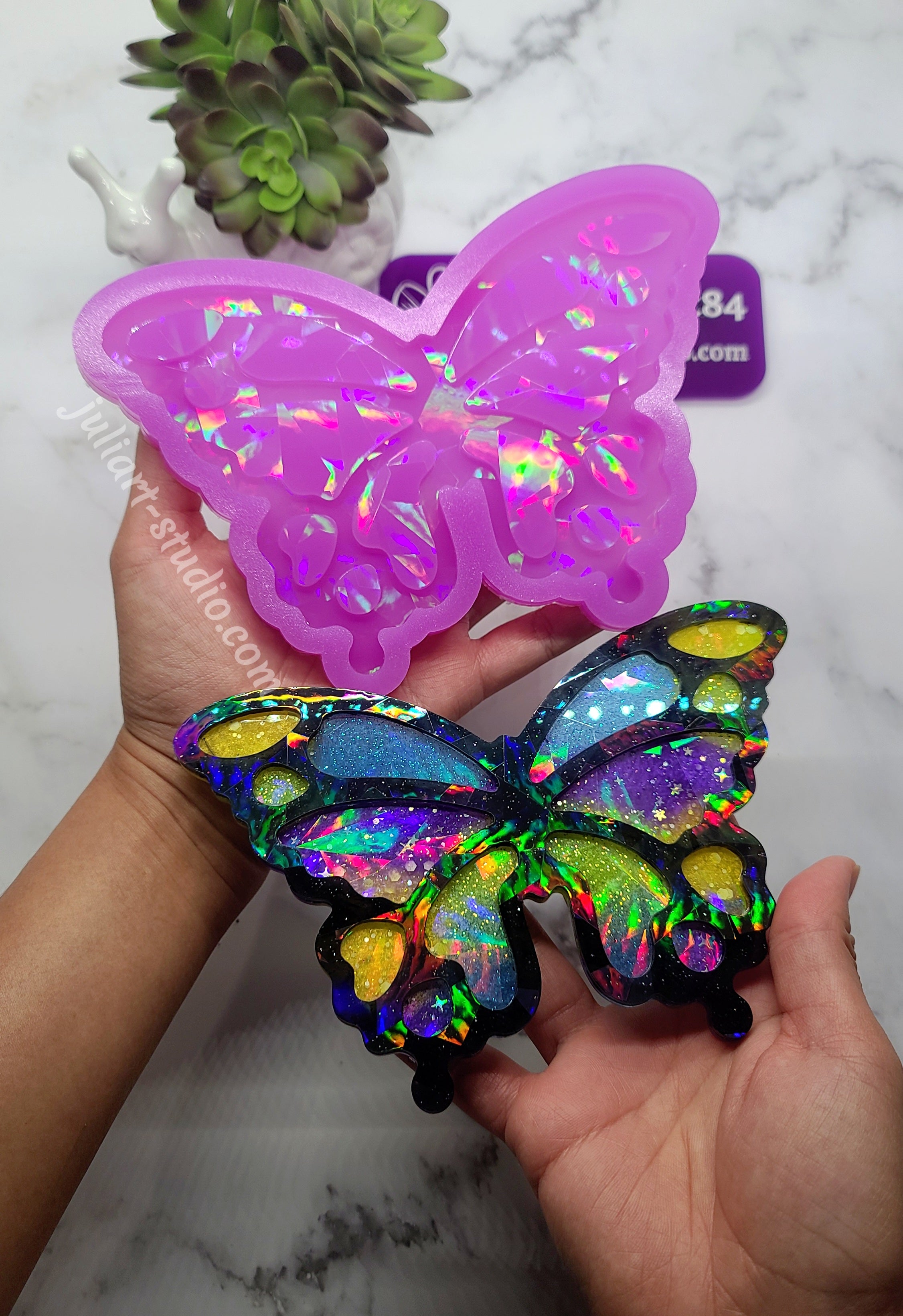 Hollow Butterflies – Silicone Mold –