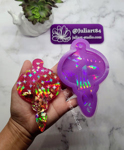 5 inch HOLO Ornament (Pointy Shape) Silicone Mold for Resin
