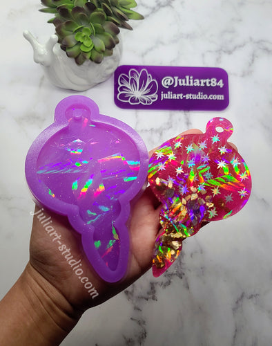 4 inch HOLO Sand Dollar Silicone Mold for Resin – JuliArtStudio