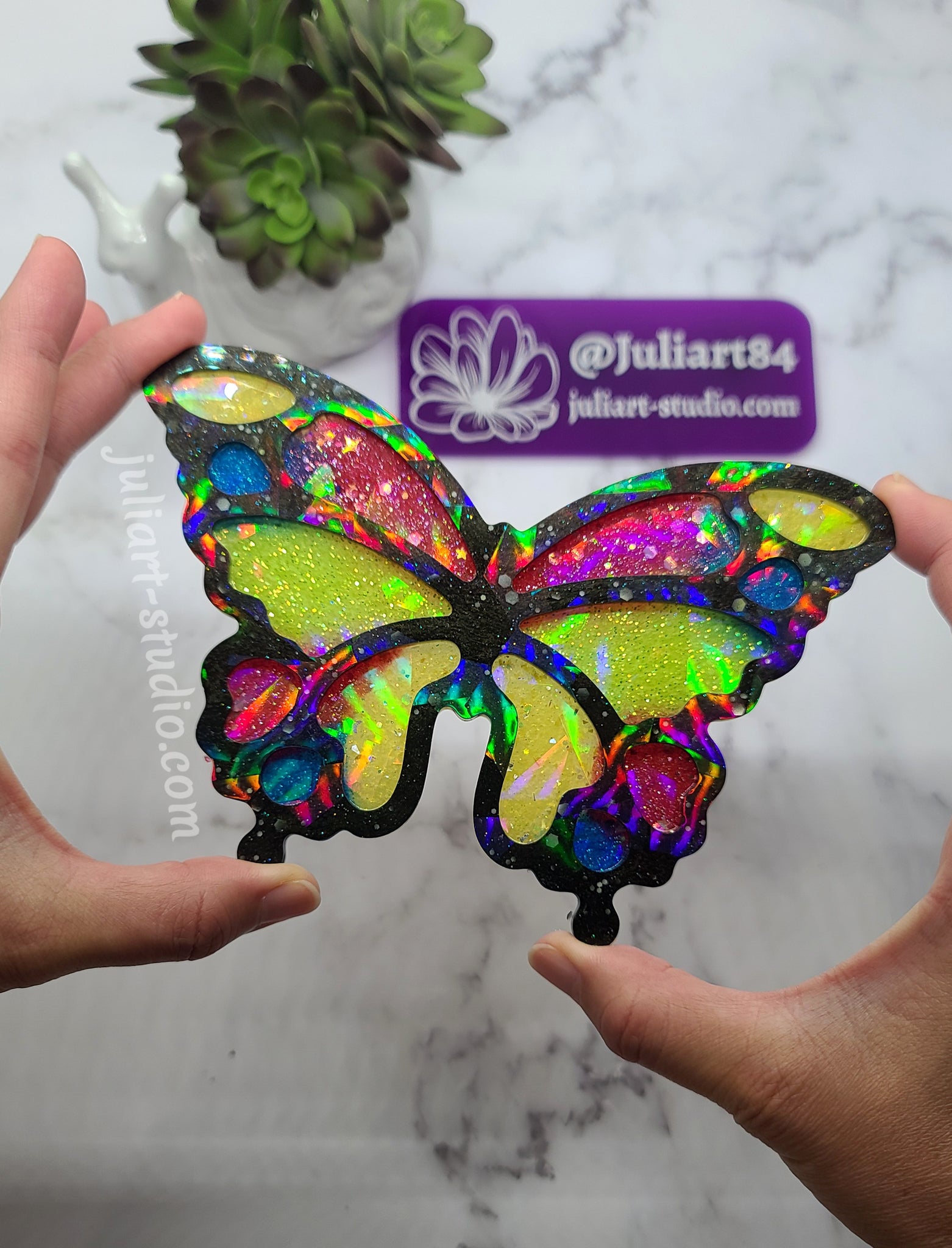 4.5 inch HOLO Angel Silicone Mold for Resin – JuliArtStudio