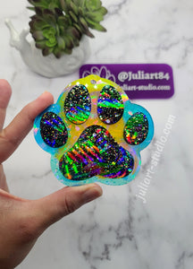 3.75 inch HOLO Ornament (PAW Shape) Silicone Mold for Resin