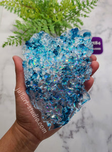 7 inch Jumbo Crystal Cluster Silicone Mold for Resin casting