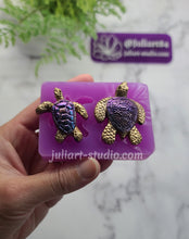 Load image into Gallery viewer, 3D Turtle Set Silicone Mold for Resin
