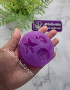 3D Mini Sea Charms Silicone Mold for Resin