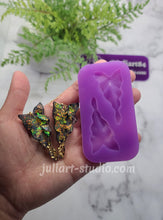 Load image into Gallery viewer, 3D Long Leaf Earrings Silicone Mold for Resin casting
