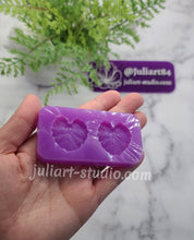 Load image into Gallery viewer, 3D Lily Pad Earrings Silicone Mold for Resin casting
