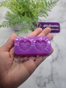 3D Lily Pad Earrings Silicone Mold for Resin casting