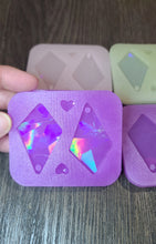 Load image into Gallery viewer, BGRADE - HOLO Diamond Earrings Silicone Mold
