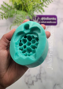 3.25 inch Crystal Turtle Ring Dish Silicone Mold for Resin