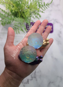 2.25 inch 3D Moon Snail Silicone Mold for Resin