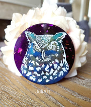 Load image into Gallery viewer, 4 inch Owl Coaster Silicone Mold for Resin Coasters
