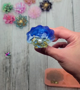 Seashell Set Phone Grip Silicone Mold for Resin