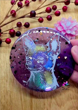 Load image into Gallery viewer, 4 inch Chihuahua Coaster Silicone Mold for Resin casting
