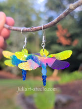 Load image into Gallery viewer, 2 inch HOLO Dragonfly EARRINGS Silicone Mold for Resin
