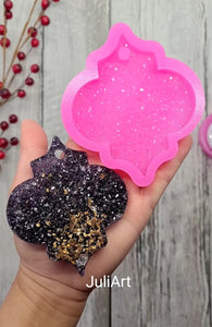 3.75 inch Druzy Bauble Silicone Mold for Resin