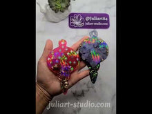 Load and play video in Gallery viewer, 5 inch HOLO Ornament (Pointy Shape) Silicone Mold for Resin
