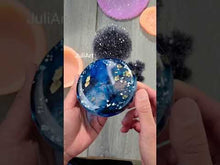 Load and play video in Gallery viewer, 1.75 to 2 inch Teardrop Druzy Insert Silicone Mold for Resin

