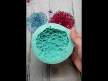 Load and play video in Gallery viewer, 4 inch Crystal Dahlia Cluster (#CC-Dah) Silicone Mold for Resin
