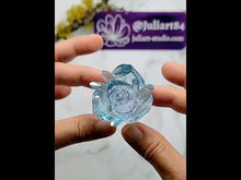 Load and play video in Gallery viewer, 2 inch Small Crystal Rose Silicone Mold for Resin
