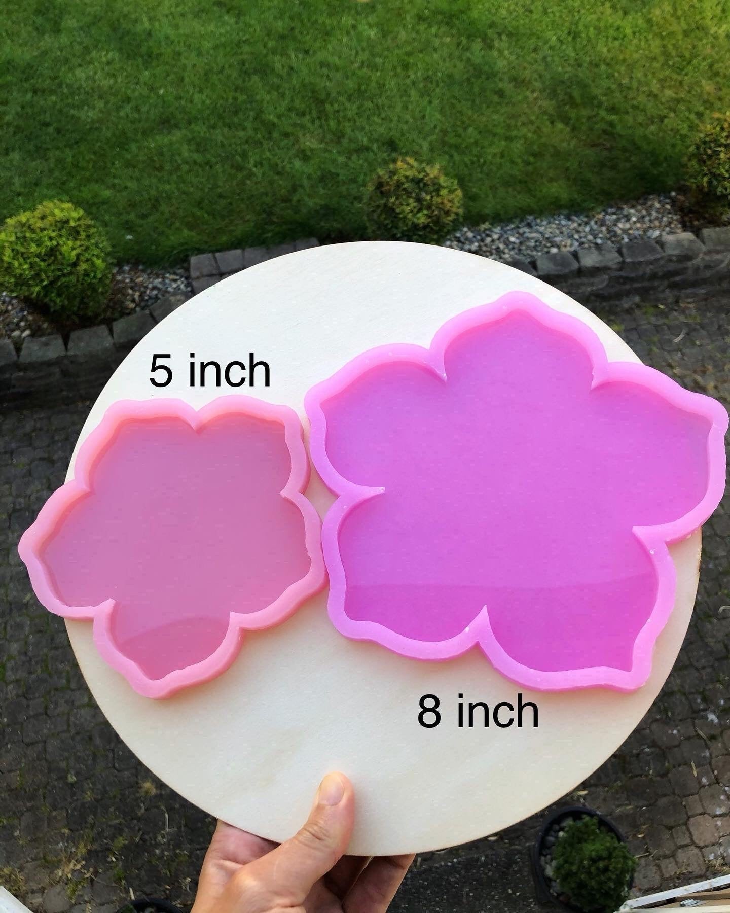 Handmade Flower Resin Mold at Rs 240/piece, Silicone Mould in Gandhinagar