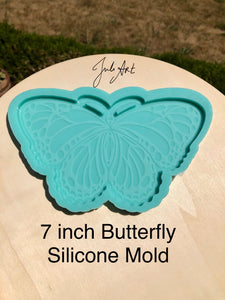 7 inch Butterfly Silicone Mold for Resin casting