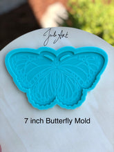 Load image into Gallery viewer, 7 inch Butterfly Silicone Mold for Resin casting
