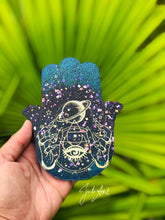 Load image into Gallery viewer, 5.5 inch Hamsa Hand Silicone Mold for Resin Coasters
