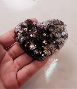 3 inch Crystal Heart Silicone Mold for Resin
